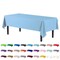 Exquisite 12-Pack Premium Plastic Tablecloth 54in. x 108in. Rectangle Plastic Table Cover